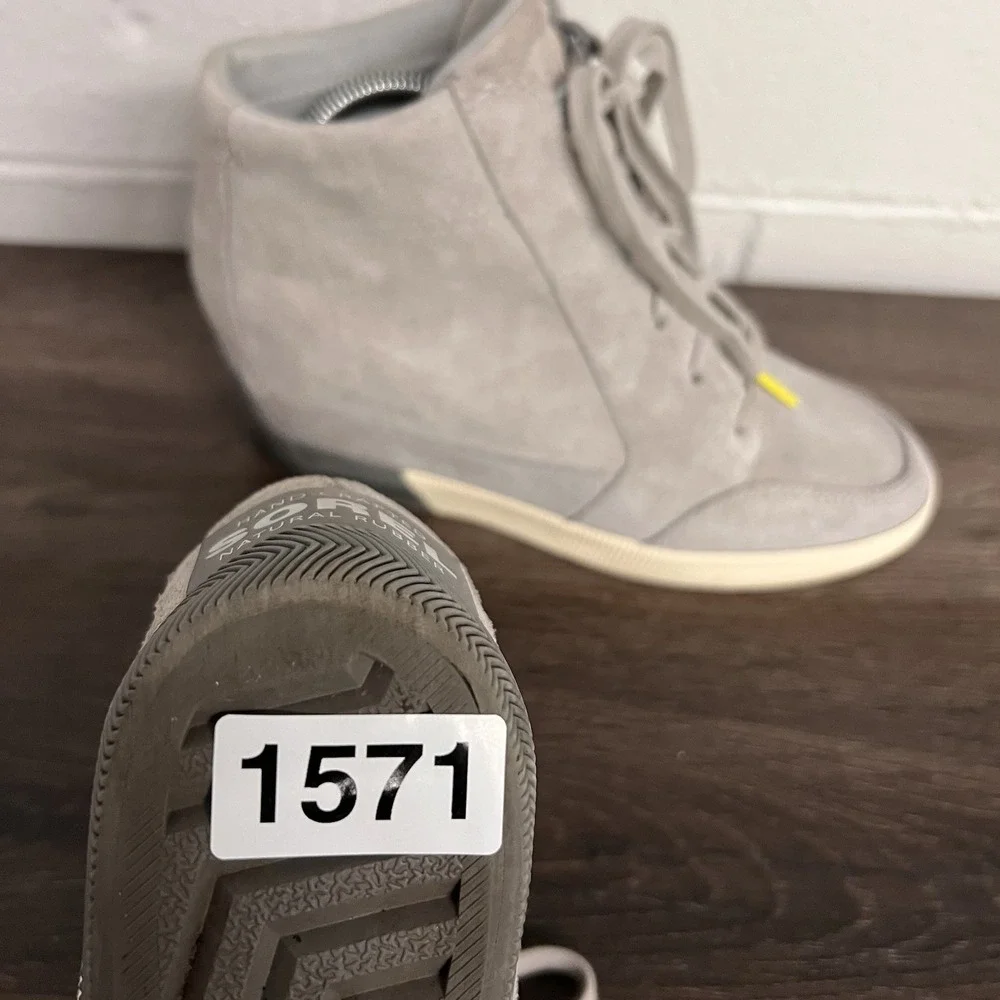 Sorel Womens Out N About Wedge Dove Quarry Women's 9 US Sneaker Gray NL4443-081